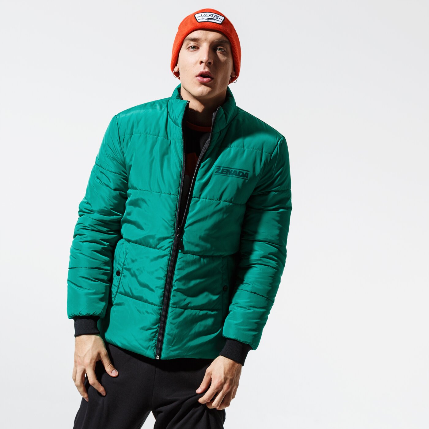 Мъжко зимно яке CONFRONT ЯКЕ ЗИМНО REVERS GRN JKT cf39kum33002 цвят черен