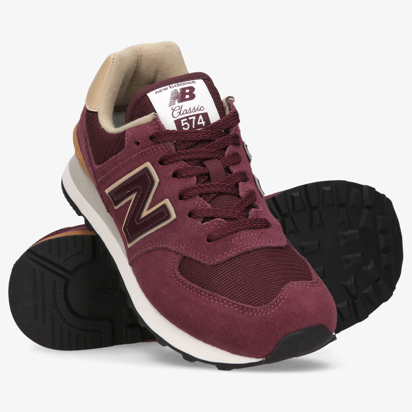 Дамски маратонки NEW BALANCE 574  ml574bg2 цвят бордо