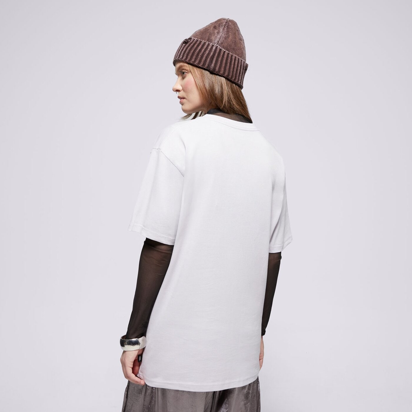 Дамска тениска VANS ТЕНИСКА LEFT CHEST LOGO TEE EM vn0a7rsruui1 цвят виолетов