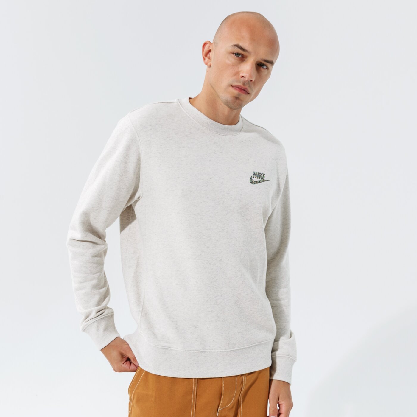 Мъжки суичър NIKE СУИТЧЪР M NSW SPE+ SB CRW REVIVAL dd7045-072 цвят бежов