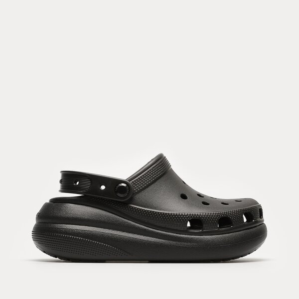 Дамски чехли и сандали CROCS CLASSIC CRUSH CLOG 207521-001 цвят черен