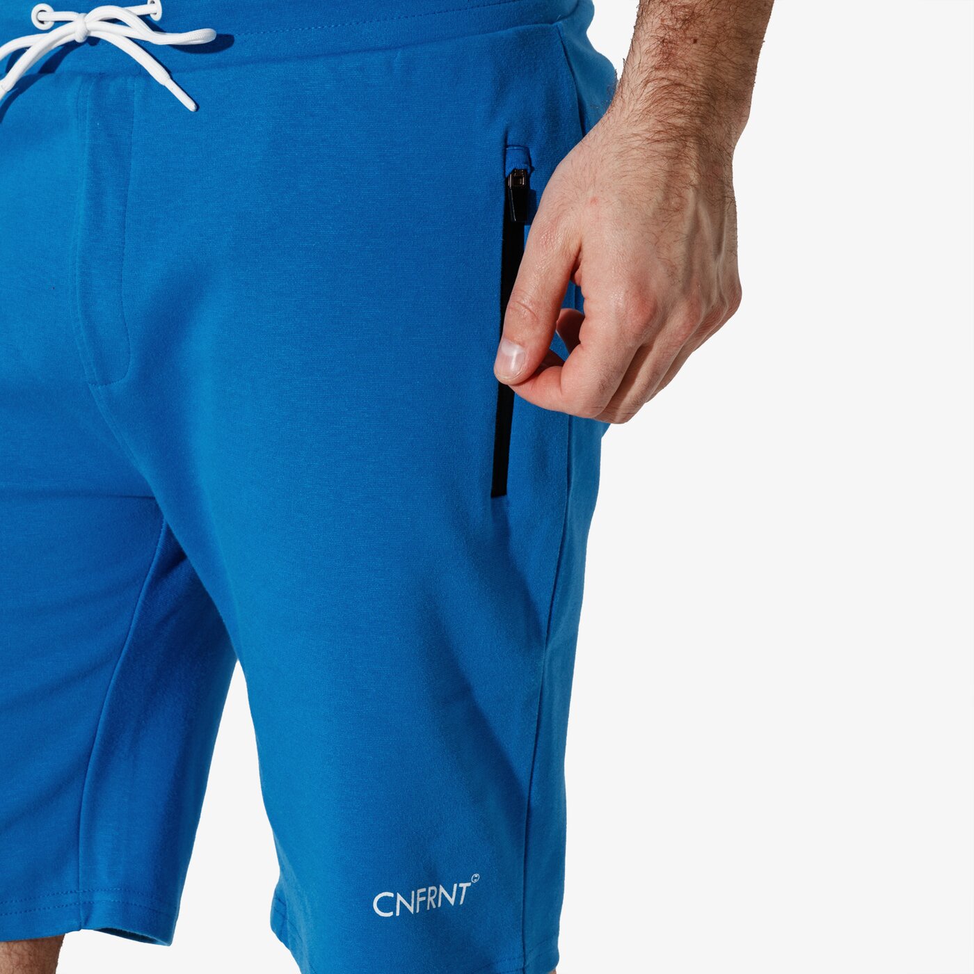 Мъжки къси панталони CONFRONT ШОРТИ CNF ELASTIC SHORTS cf19szm33003 цвят син