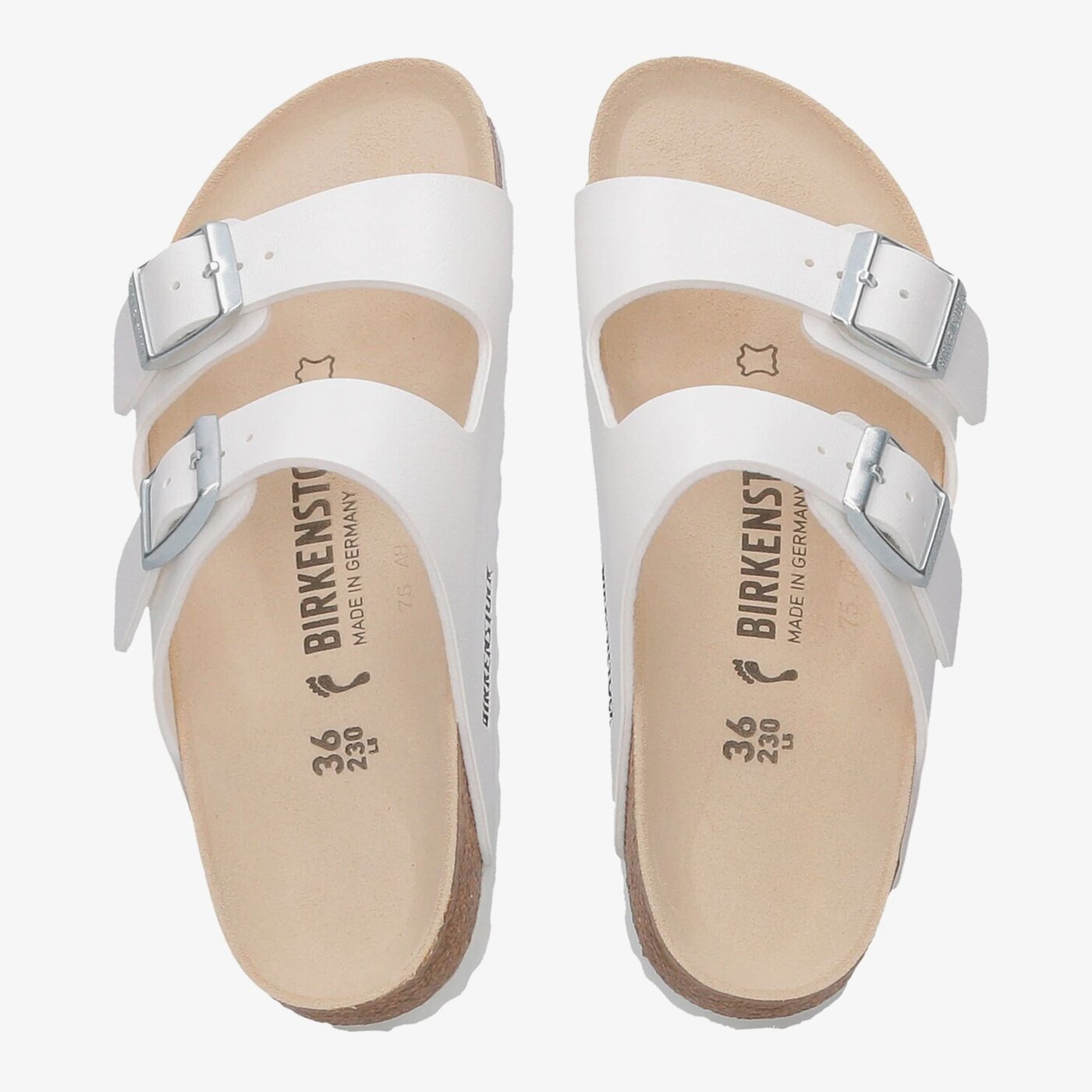 Дамски чехли и сандали BIRKENSTOCK ARIZONA  51733 цвят бял