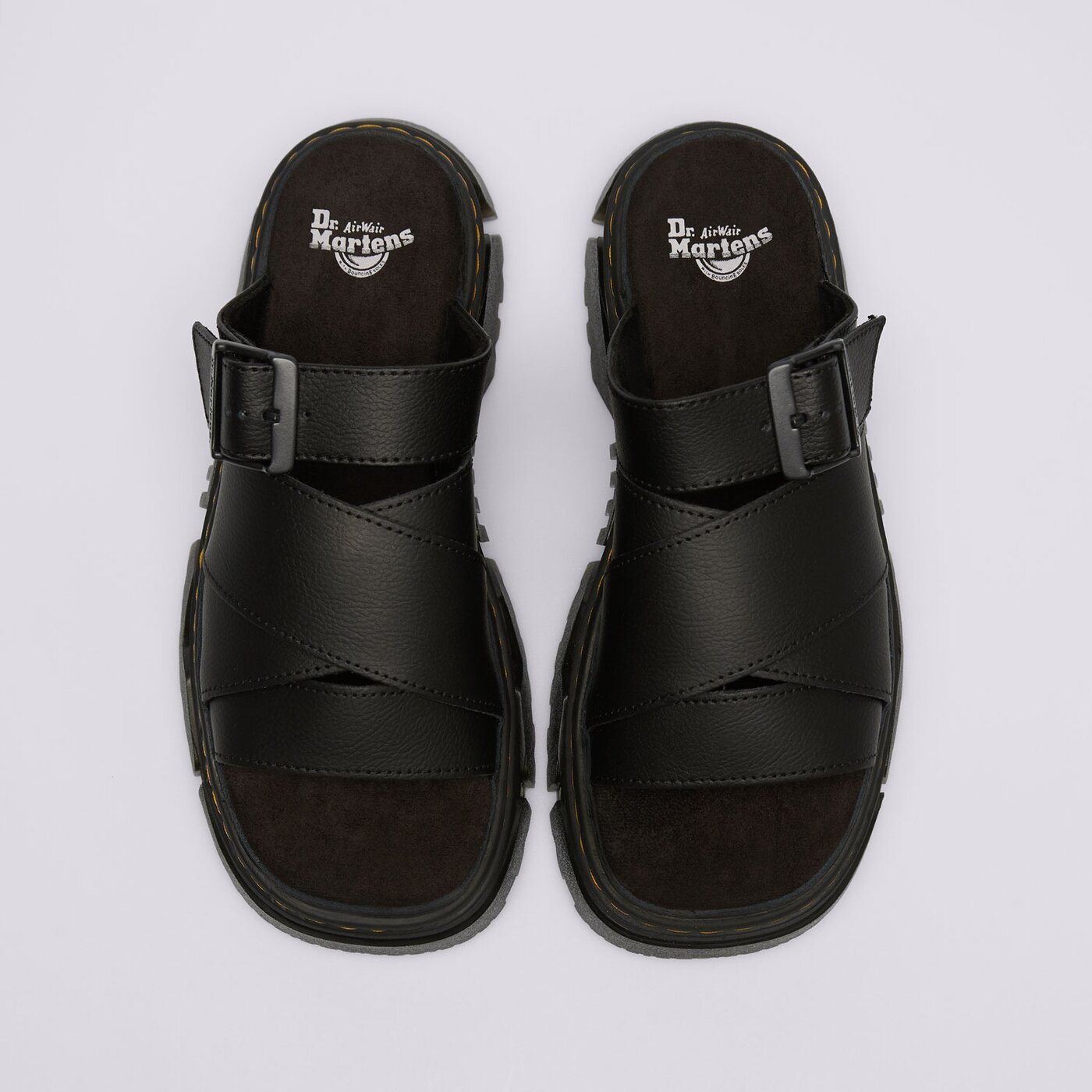 Дамски чехли и сандали DR.MARTENS MATTISON SLIDE SANDAL 40900001 цвят черен