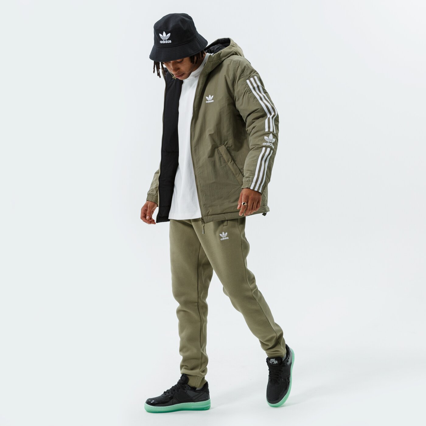 Мъжко зимно яке ADIDAS ЯКЕ LOCK-UP PADD JK h14121 цвят черен