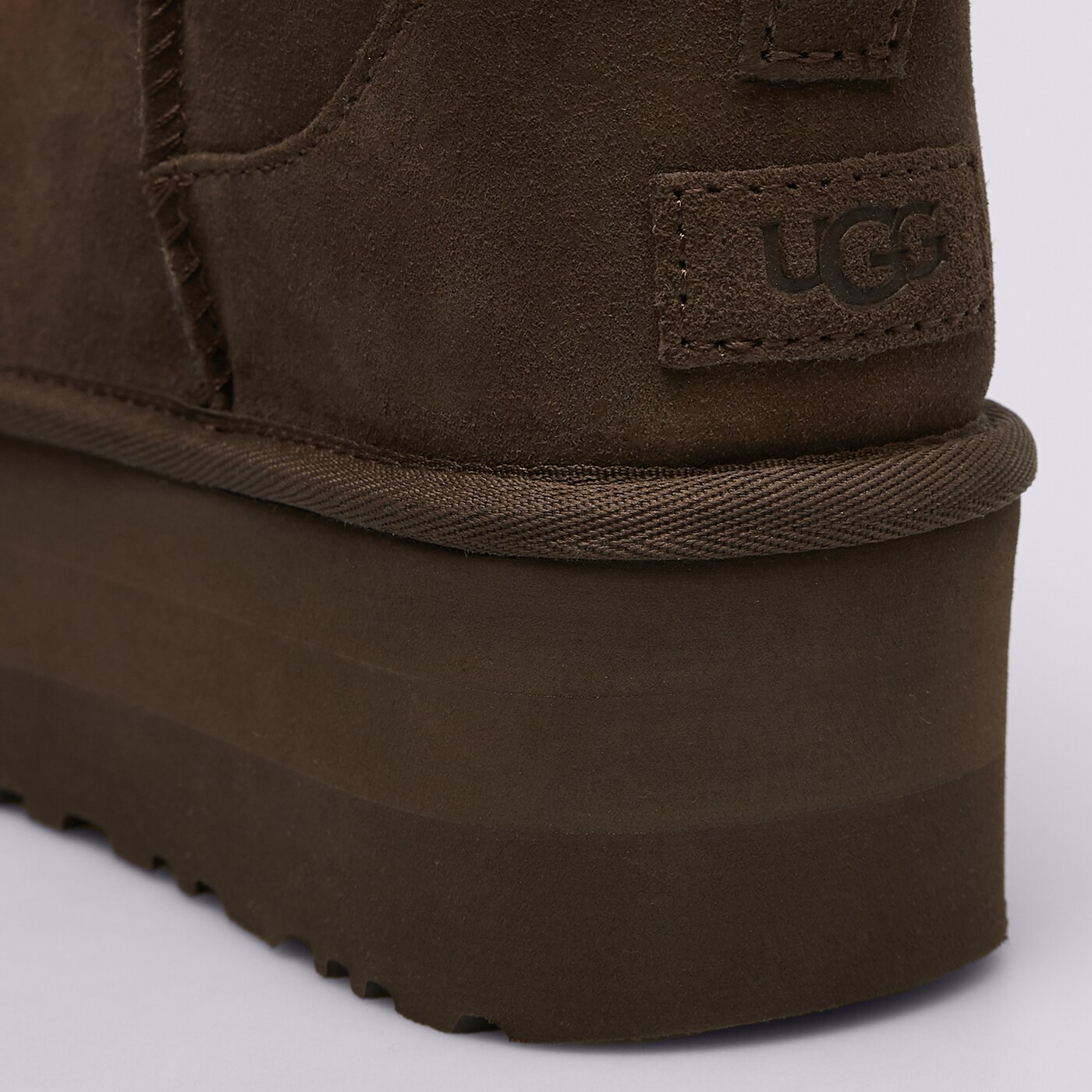 Дамски кежуал UGG CLASSIC ULTRA MINI PLATFORM 1135092-bcdr цвят кафяв