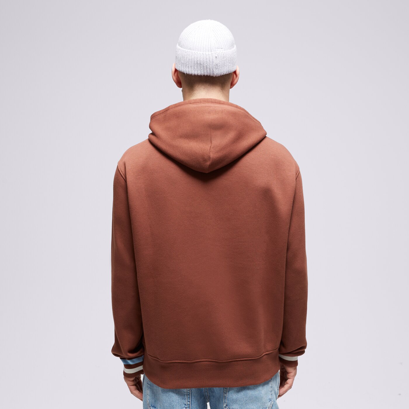 Мъжки суичър CHAMPION СУИТЧЪР С КАЧУЛКА HOODED SWEATSHIRT 219174ms534 цвят кафяв