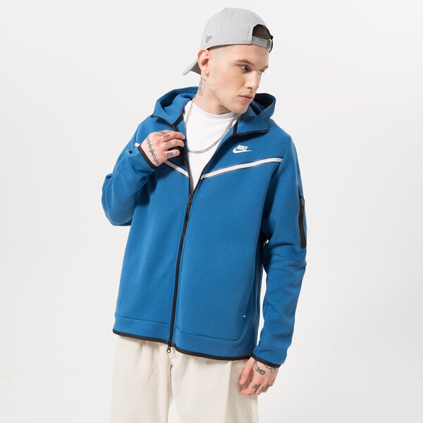 Мъжки суичър NIKE СУИТЧЪР СЪС ЗАКОПЧАВАНЕ С КАЧУЛКА cu4489-407 цвят син