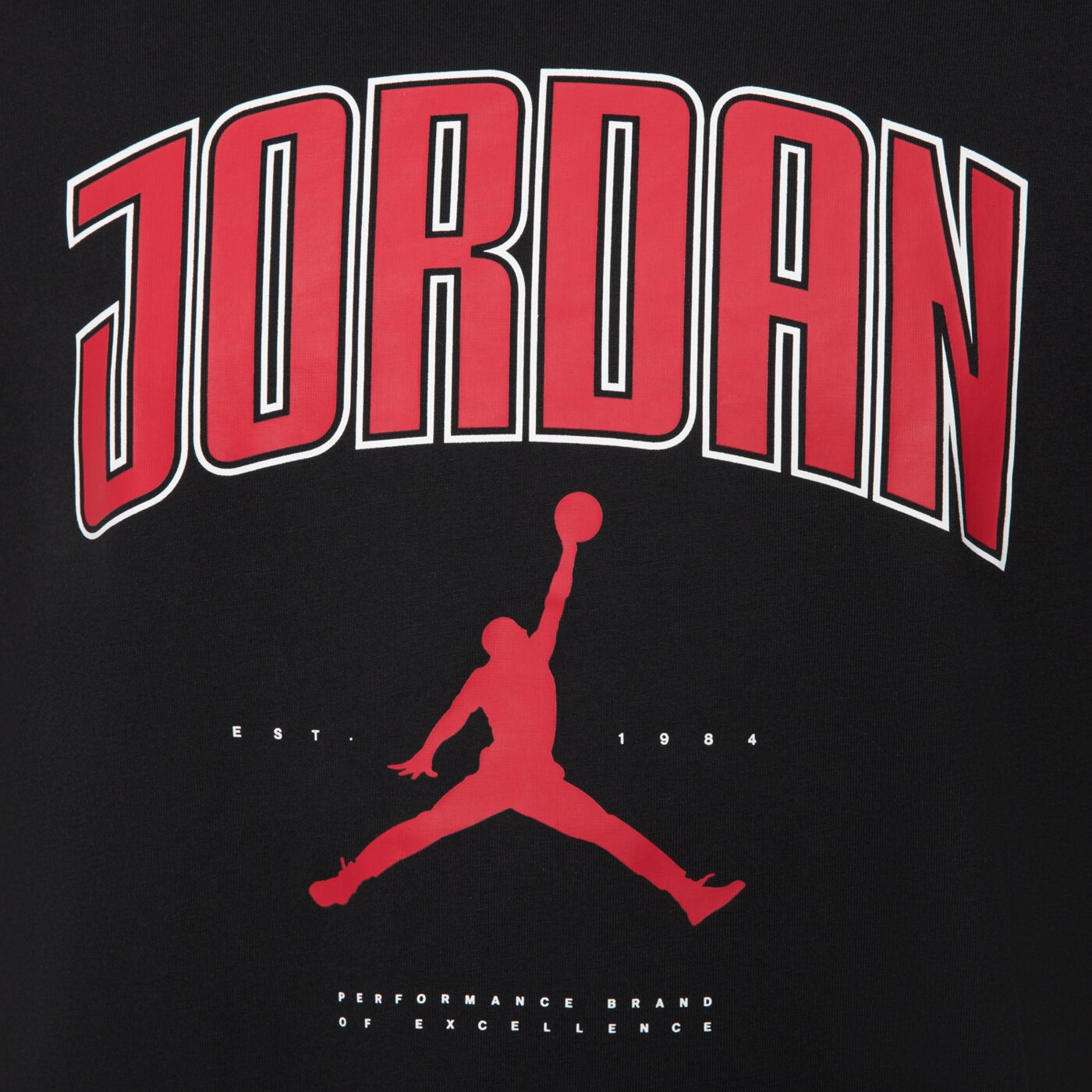 Мъжка тениска JORDAN ТЕНИСКА M J CITY 88 CREW hq0009-010 цвят черен