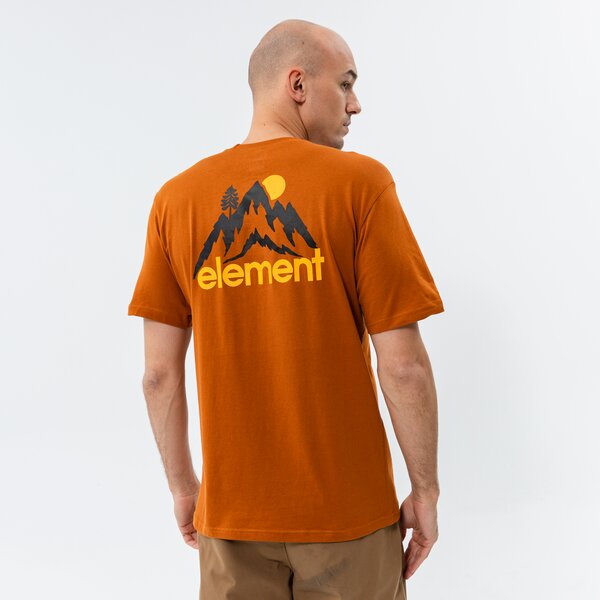 Мъжка тениска ELEMENT ТЕНИСКА GOLETTA SS z1ssp83700 цвят кафяв