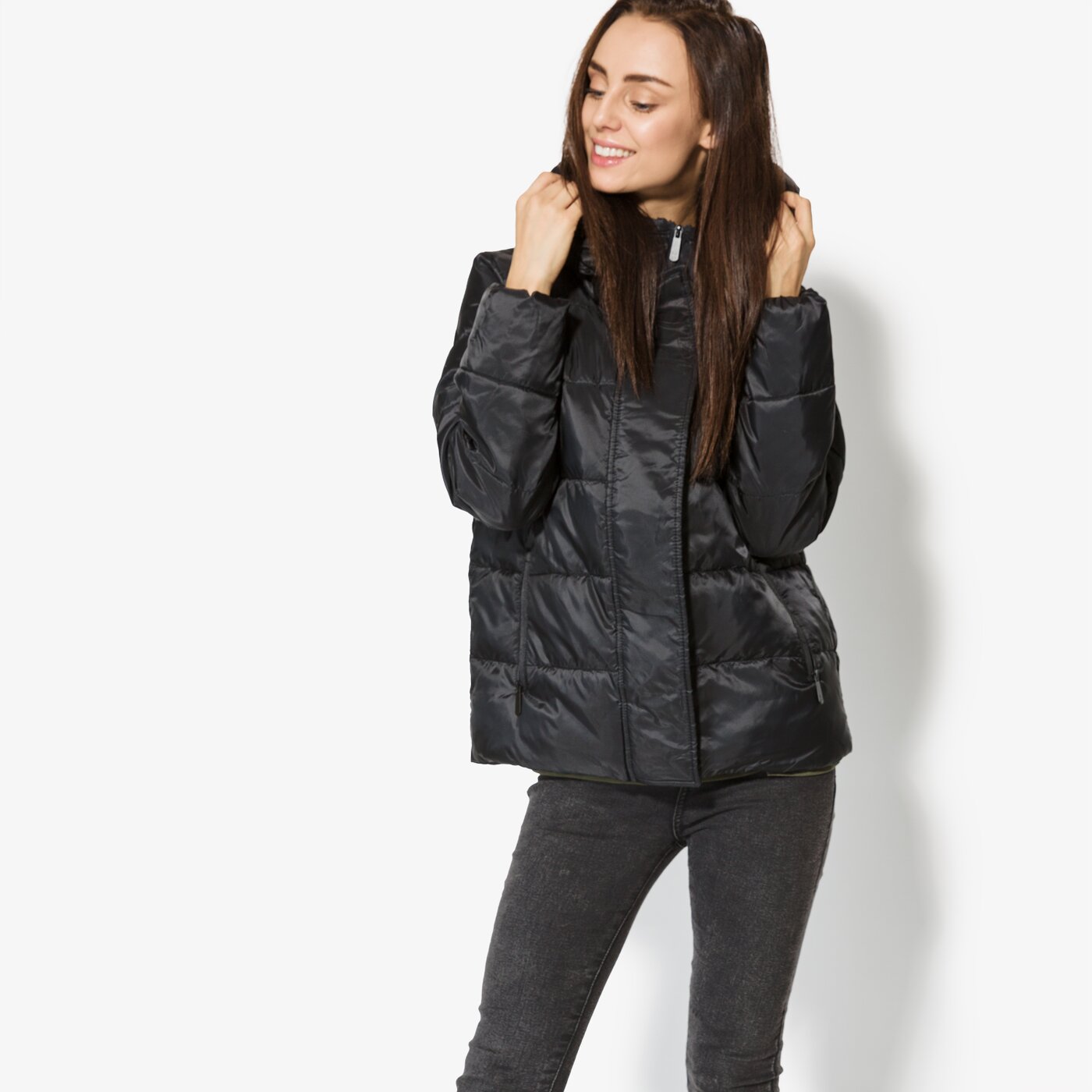 Дамско зимно яке CONFRONT ЯКЕ KIM cfv37kud03001 цвят черен