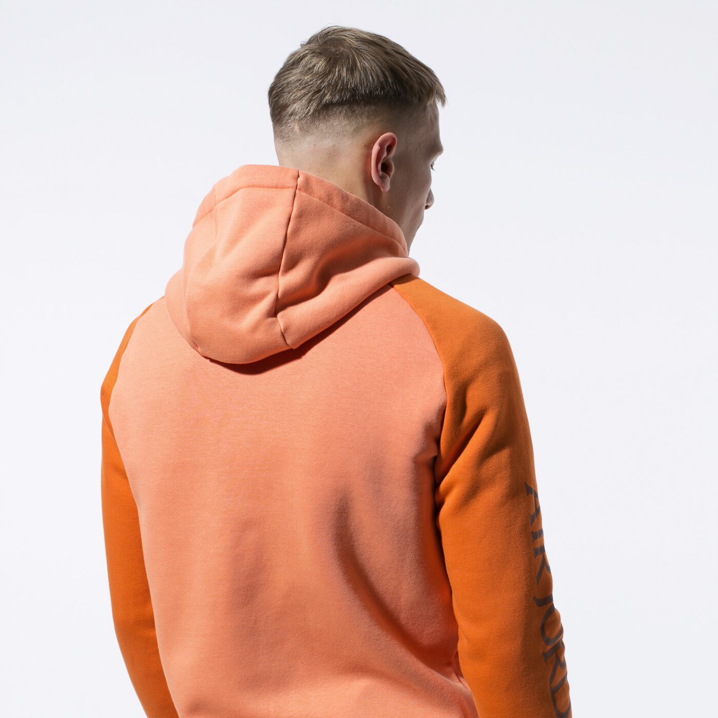 Мъжки суичър JORDAN СУИТЧЪР СЪС ЗАКОПЧАВАНЕ С КАЧУЛКА M J JUMPMAN CLASSIC ck2223-871 цвят оранжев