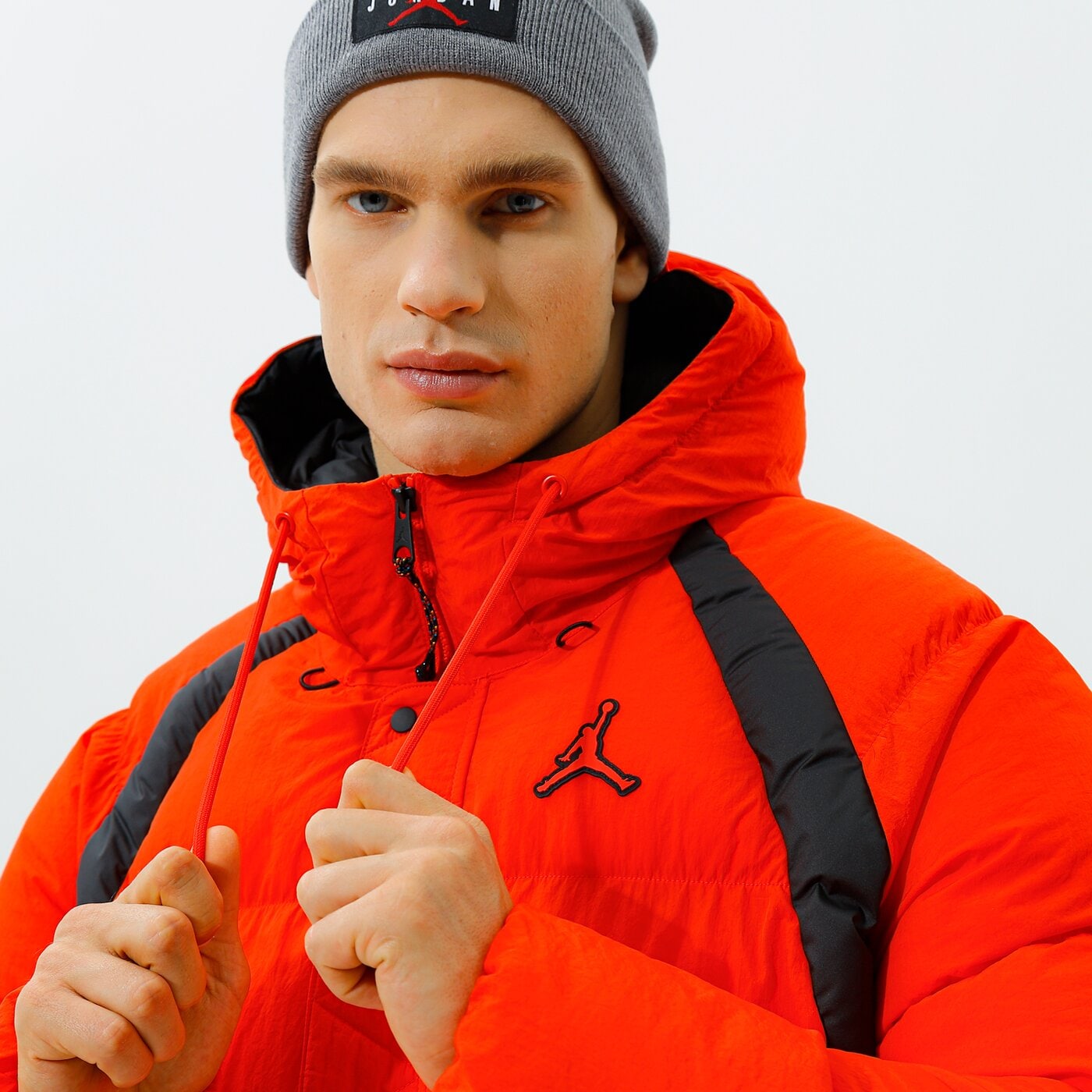 Мъжко зимно яке JORDAN ЯКЕ ЗИМНО M J ESS PUFFER JKT da9806-673 цвят червен