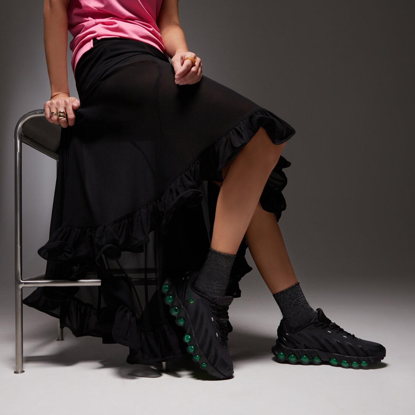 Детски маратонки NIKE AIR MAX DN8 (GS) hf7310006 цвят черен