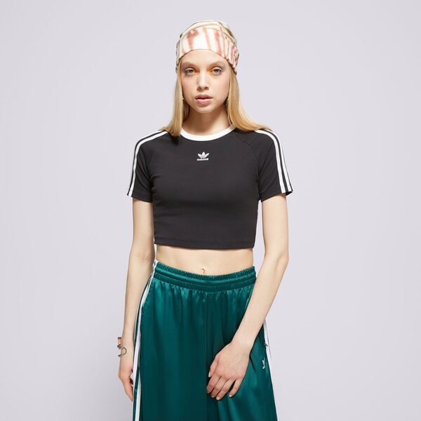 Дамска тениска ADIDAS ТЕНИСКА 3 S BABY TEE iu2532 цвят черен