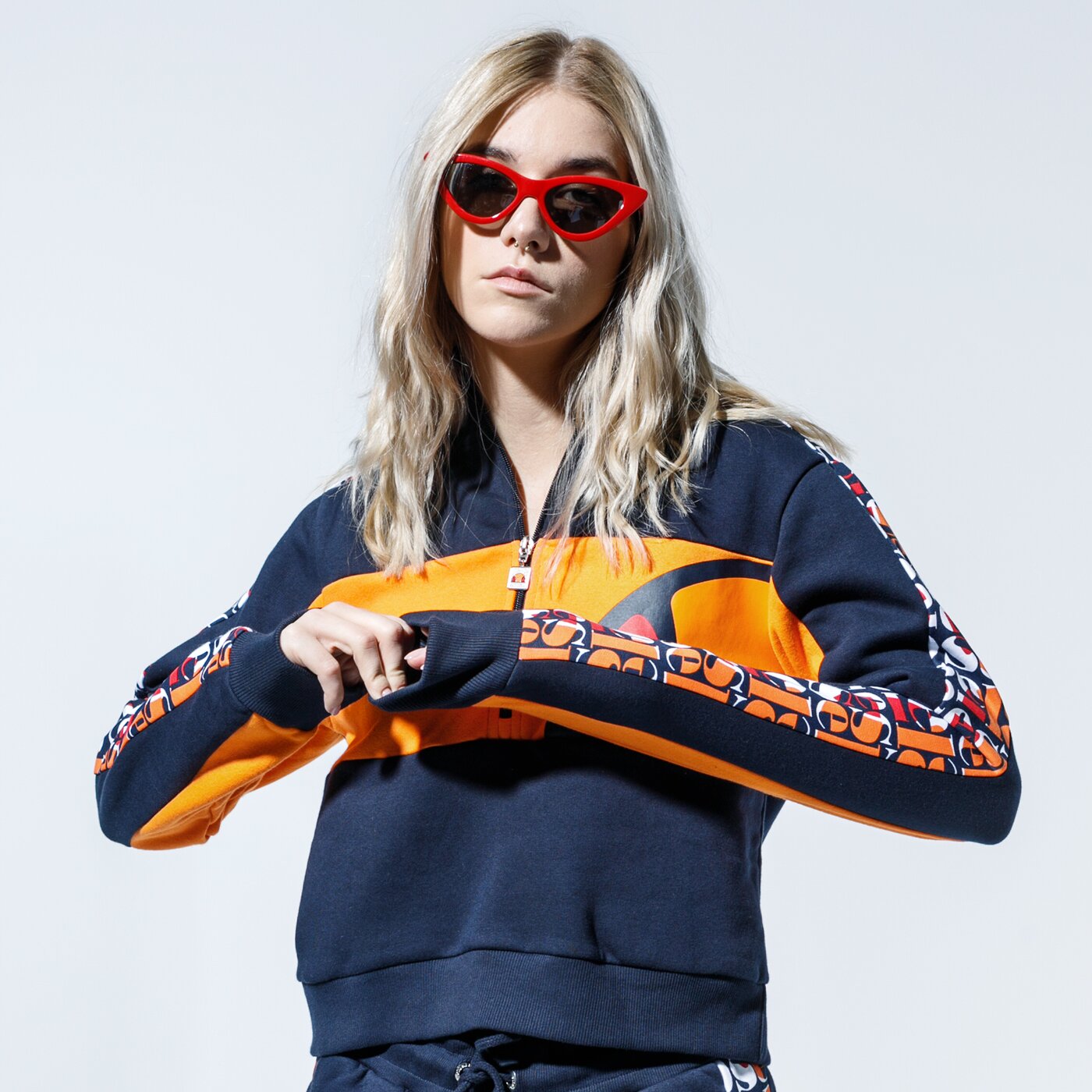 Дамски суичър ELLESSE СУИТЧЪР SHELDO sge08434navy цвят тъмносин
