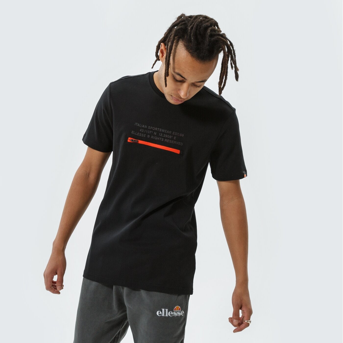 Мъжка тениска ELLESSE ТЕНИСКА PIEDMONT TEE BLK shi11160011 цвят черен