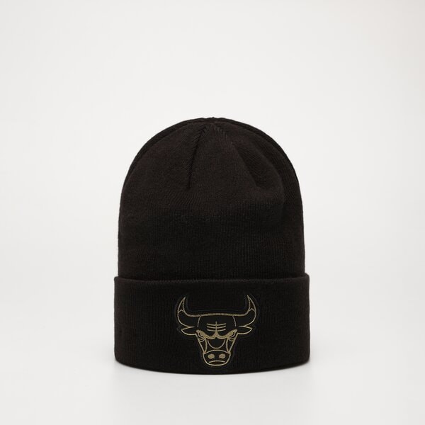 Мъжка зимна шапка NEW ERA ШАПКА BADGE BEANIE BULLS CHICAGO BULLS 60364359 цвят черен