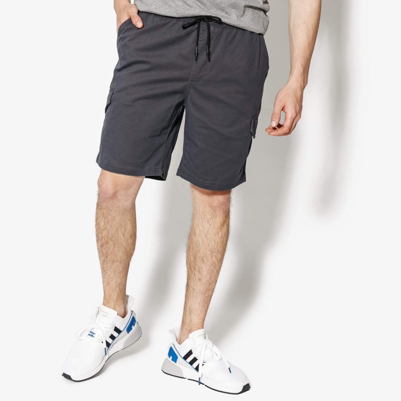 Мъжки къси панталони CONFRONT ШОРТИ MALT cf18szm22001 цвят сив