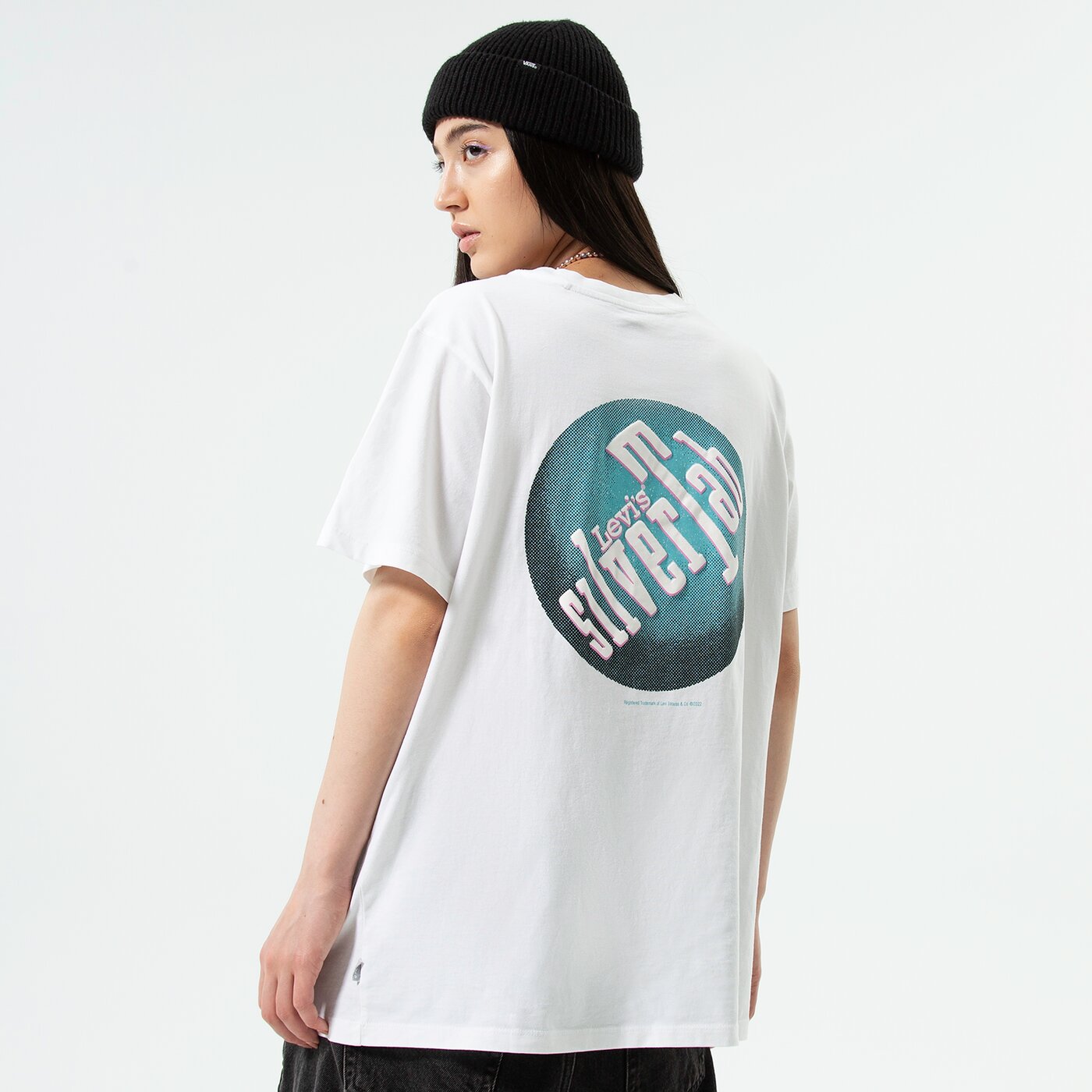 Дамска тениска LEVI'S ТЕНИСКА GRAPHIC JET TEE a0345-0037 цвят бял