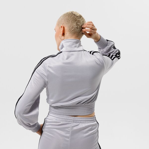 Дамски суичър ADIDAS СУИТЧЪР СЪС ЗАКОПЧАВАНЕ TRACK ТОП hf7532 цвят сребърен
