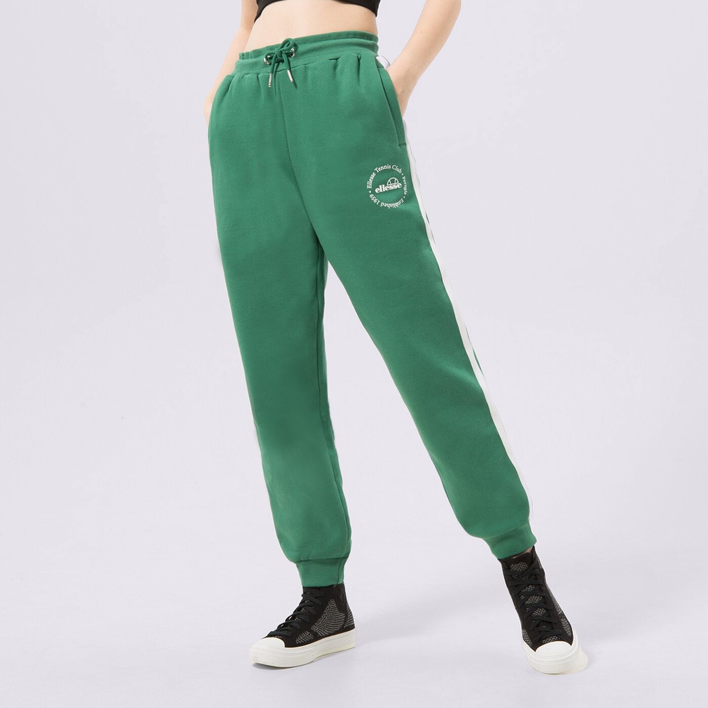 Дамски панталони ELLESSE ПАНТАЛОНИ AIRLA JOG PANT GREEN sgr17622503 цвят зелен