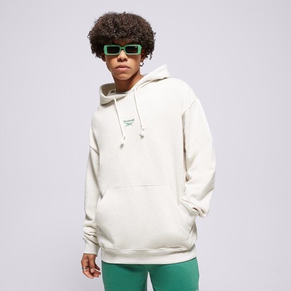 Мъжки суичър REEBOK СУИТЧЪР С КАЧУЛКА CL SV HOODIE hs7152 цвят бял