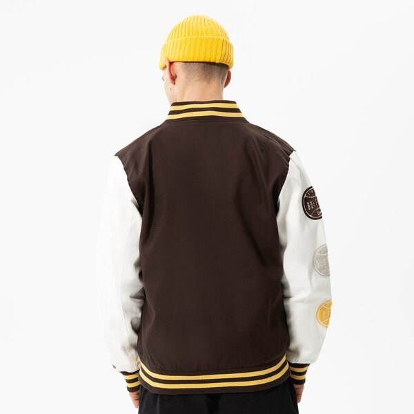 Мъжко преходно яке NEW ERA ЯКЕ HERITAGE VARSITY NE NEW ERA BRSOFW 60284780 цвят кафяв