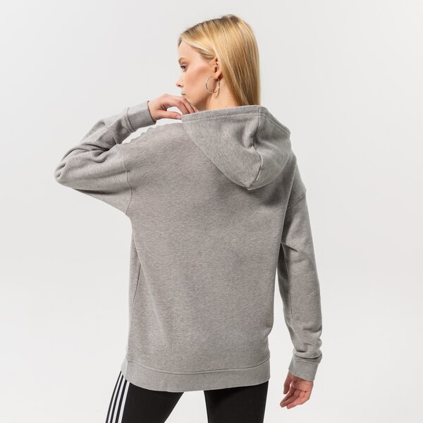 Дамски суичър ADIDAS СУИТЧЪР С КАЧУЛКА TRF HOODIE h33589 цвят сив