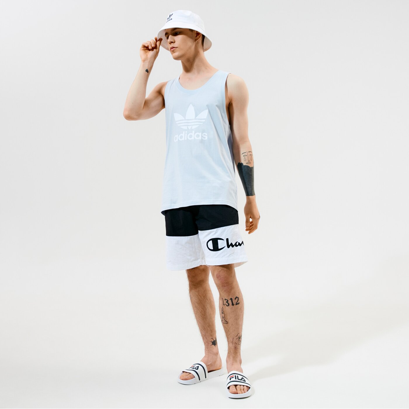 Мъжки къси панталони CHAMPION ШОРТИ BEACHSHORT 216070kk001 цвят черен