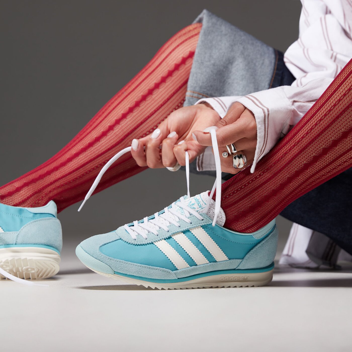 Дамски маратонки ADIDAS SL 72 OG W ji0199 цвят мента