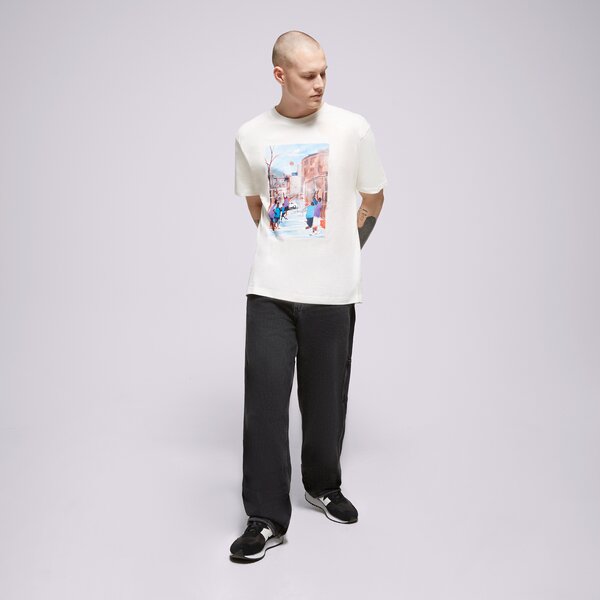 Мъжка тениска NEW BALANCE ТЕНИСКА HOOPS GRAPHIC COTTON JERSE mt31583sst цвят многоцветен