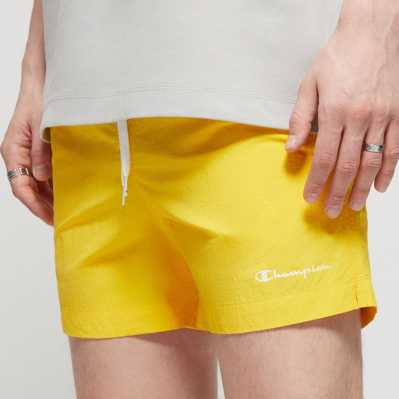 Мъжки къси панталони CHAMPION ШОРТИ BEACHSHORT 216069ys011 цвят жълт
