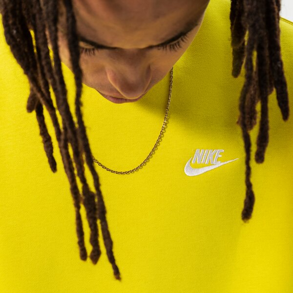 Мъжки суичър NIKE СУИТЧЪР NIKE SPORTSWEAR CLUB FLEECE bv2662-765 цвят жълт
