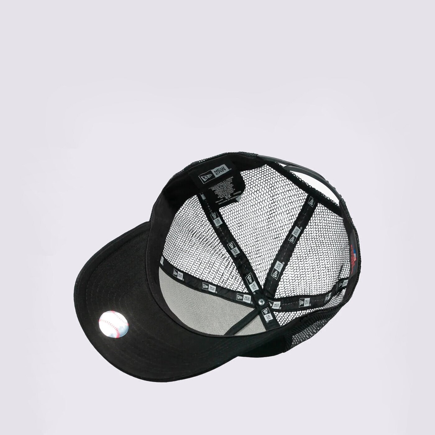 Мъжка шапка с козирка NEW ERA ШАПКА MLB TRUCKER NYY NEW YORK YANKEES BLKBLK 11579474 цвят черен