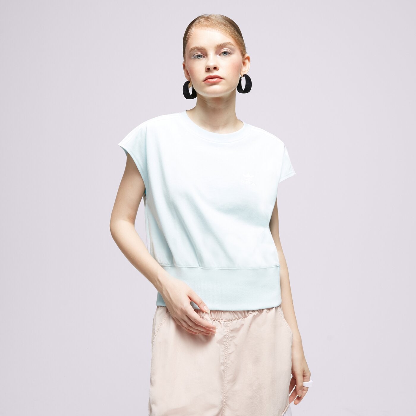 Дамска тениска ADIDAS ТЕНИСКА WAIST CINCH TEE hm2112 цвят син