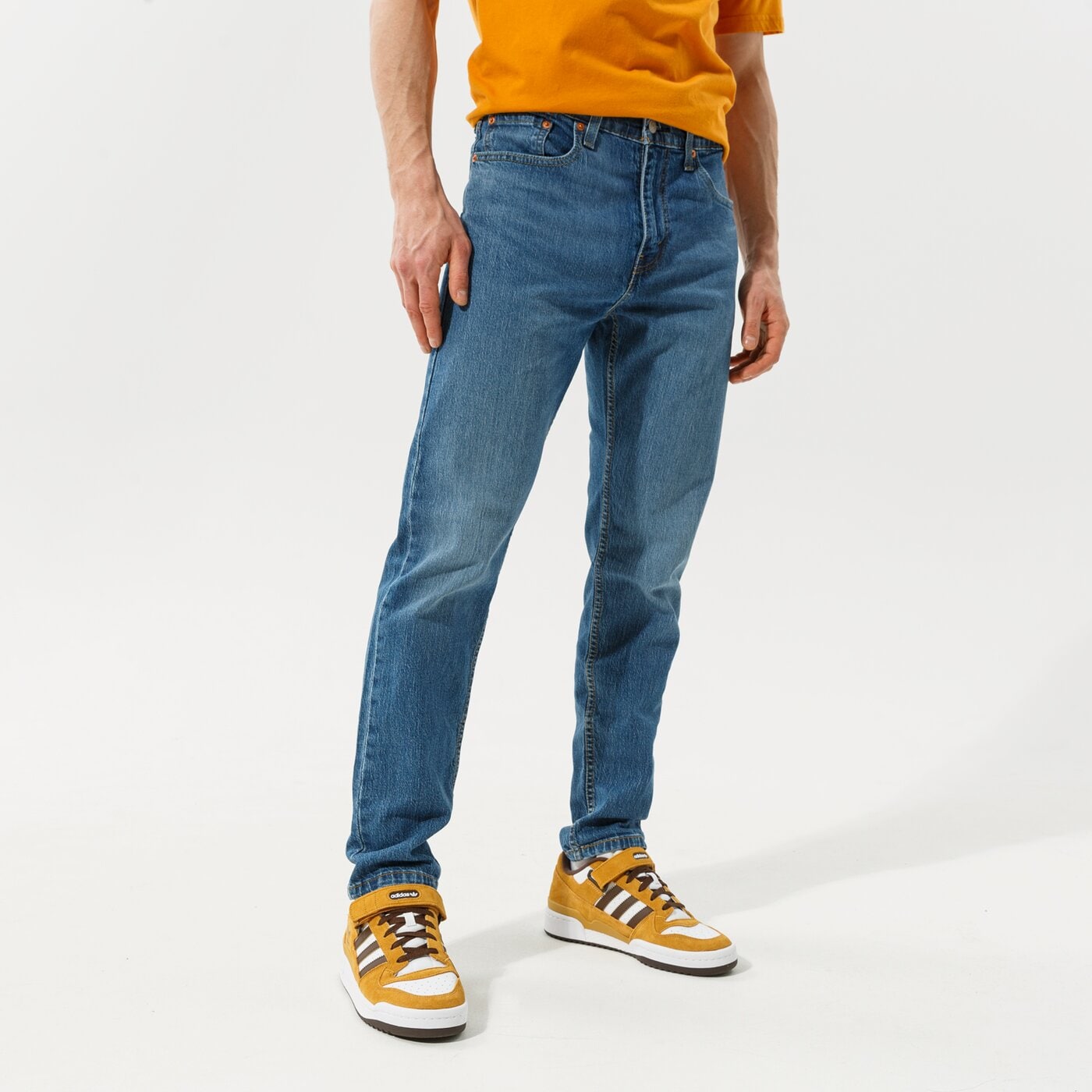 Мъжки панталони LEVI'S ПАНТАЛОНИ 502 TAPER HI BALL 57783-0103 цвят син