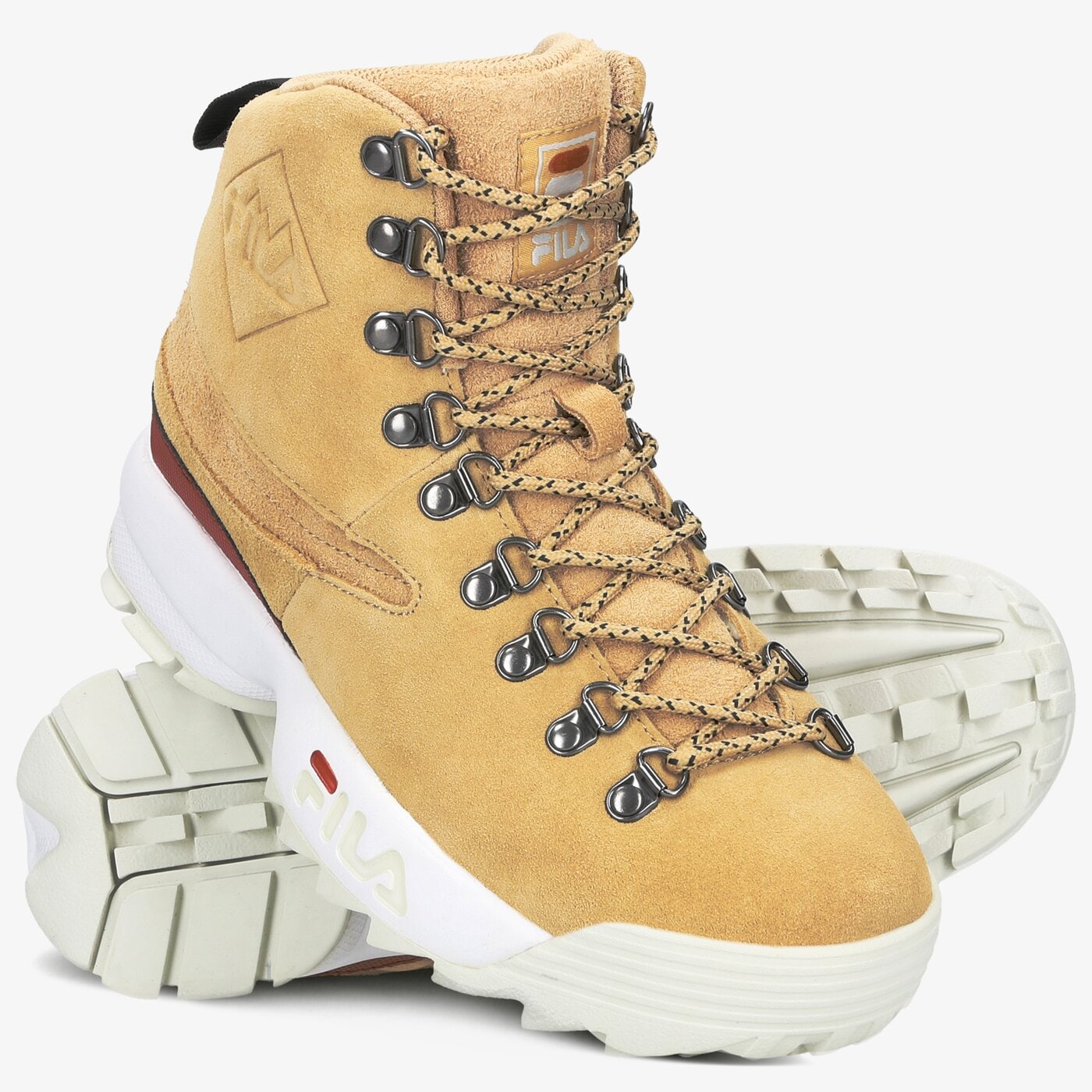 Дамски зимни обувки FILA DISRUPTOR HIKING BOOT WMN 101101830z цвят бежов