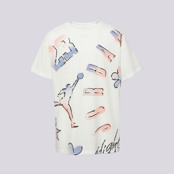 Детска тениска JORDAN ТЕНИСКА JDG 23 THROWBACK SS TEE GIRL 45f263-782 цвят кремав