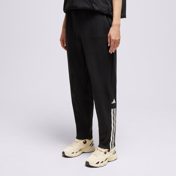 Дамски панталони ADIDAS ПАНТАЛОНИ W TR-ES COT PNT hr7851 цвят черен