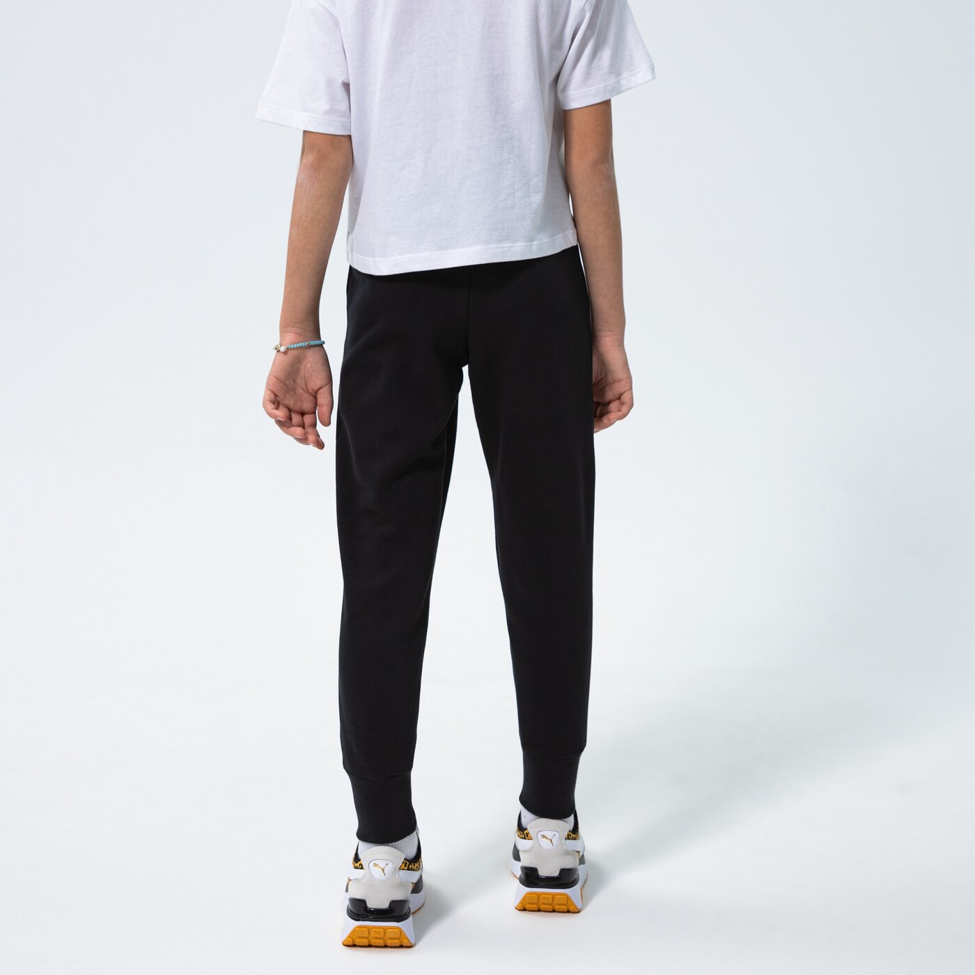 Детски панталони NIKE ПАНТАЛОНИ GIRLS' CLUB FRENCH TERRY JOGGERS GIRL dc7211-010 цвят черен