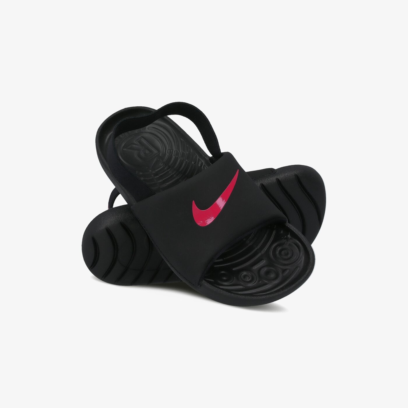 Детски чехли и сандали NIKE KAWA SLIDE BT bv1094-008 цвят черен