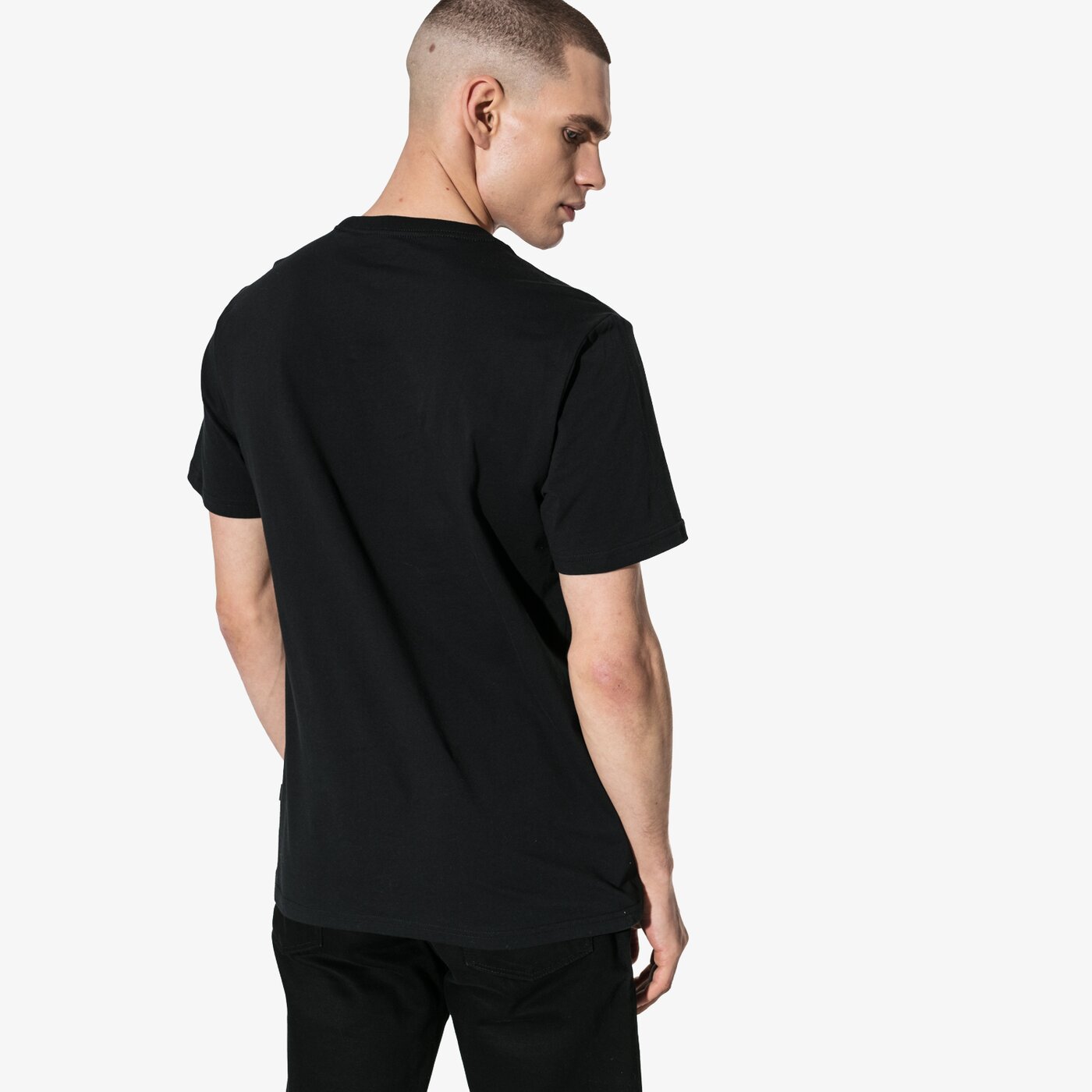 Мъжка тениска CONVERSE ТЕНИСКА SS CHUCK PATCH TEE 10007887-a01 цвят черен