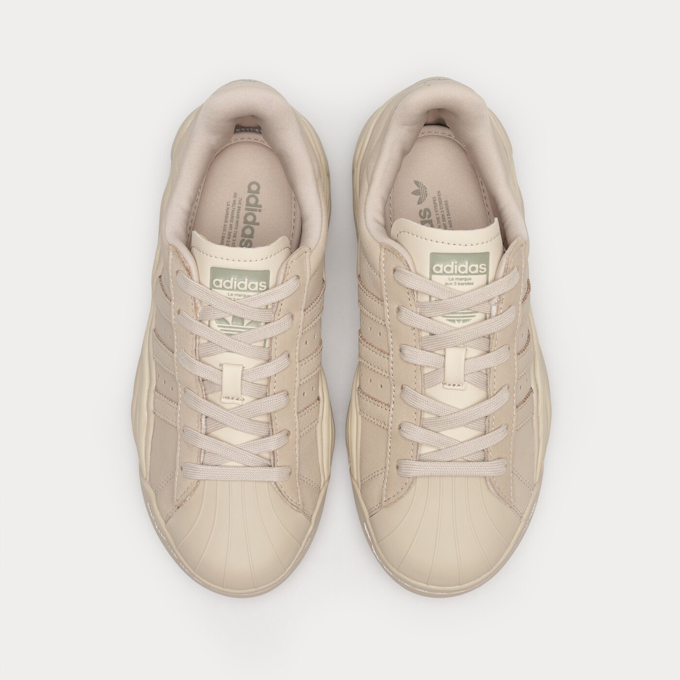 Дамски маратонки ADIDAS SUPERSTAR MILLENCON W if7690 цвят бежов