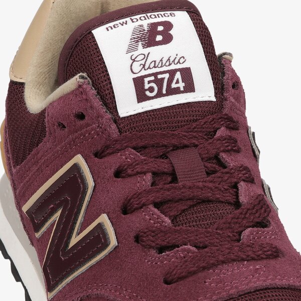 Дамски маратонки NEW BALANCE 574  ml574bg2 цвят бордо