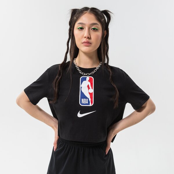 Дамска тениска NIKE ТЕНИСКА NBA W NK N31 CROP SS TEE NBA dm3240-010 цвят черен