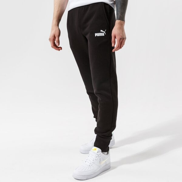 Мъжки панталони PUMA ПАНТАЛОНИ ESS LOGO PANTS FL CL - PUMA BLACK 58671401 цвят черен