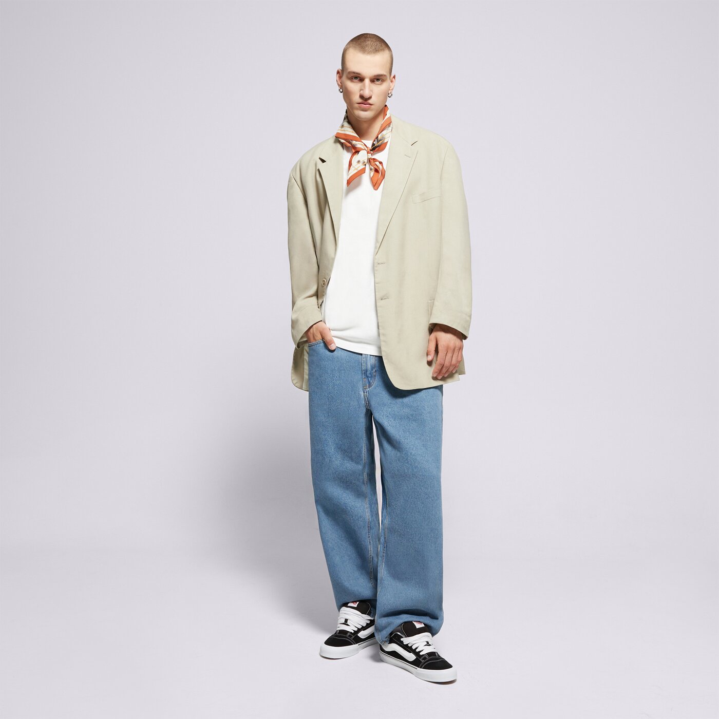 Мъжка тениска PUMA ТЕНИСКА WARDROBE ESS OVERSIZED TEE 629646 02 цвят бял