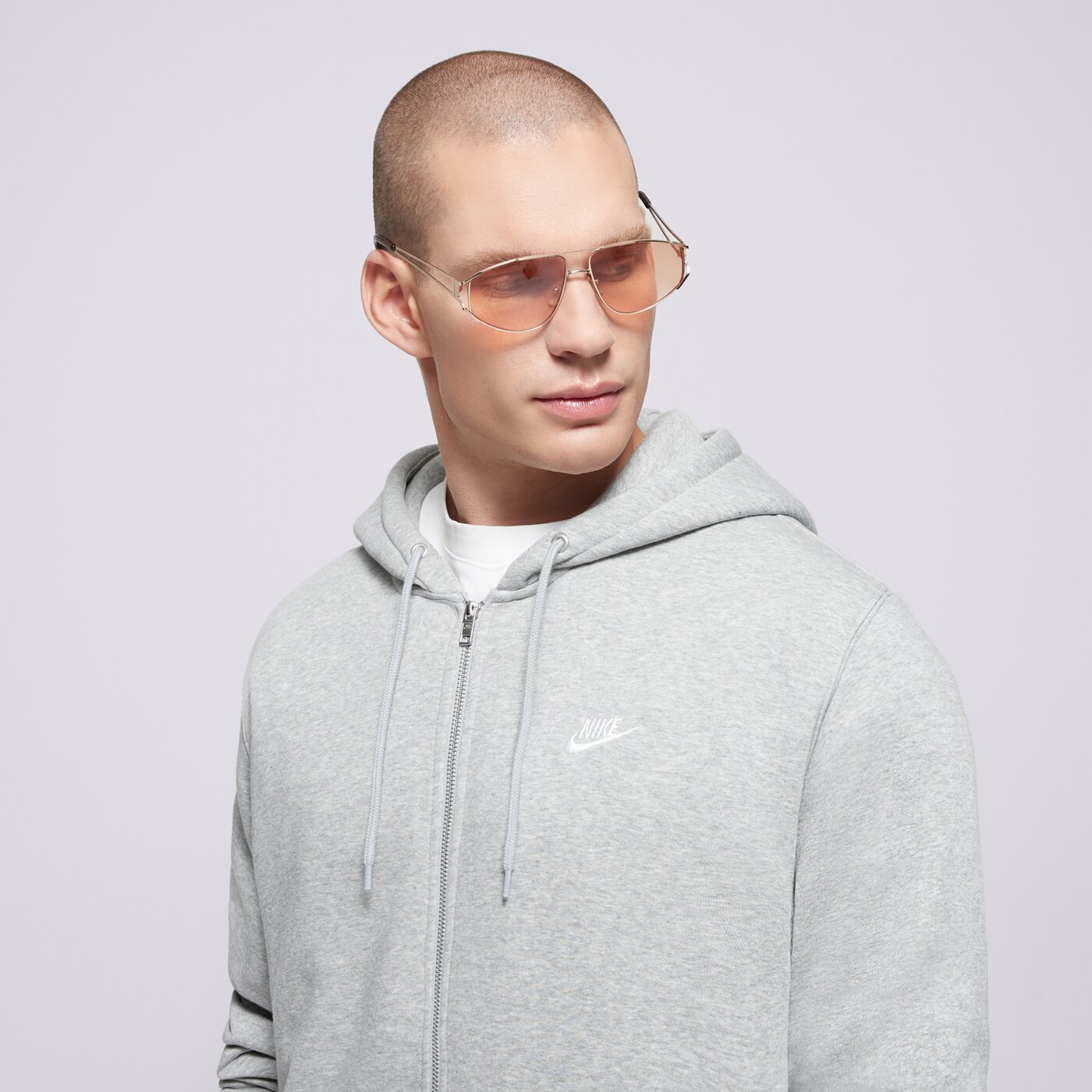 Мъжки суичър NIKE СУИТЧЪР СЪС ЗАКОПЧАВАНЕ   M NK CLUB BB FZ HOODIE fn3861-063 цвят сив