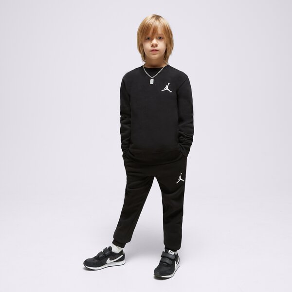 Детски суичър JORDAN СУИТЧЪР JUMPMAN ESSENTIALS CREW UU 95c577-023 цвят черен